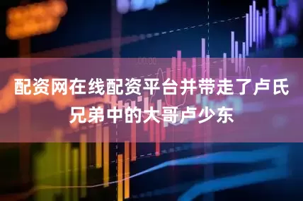 配资网在线配资平台并带走了卢氏兄弟中的大哥卢少东
