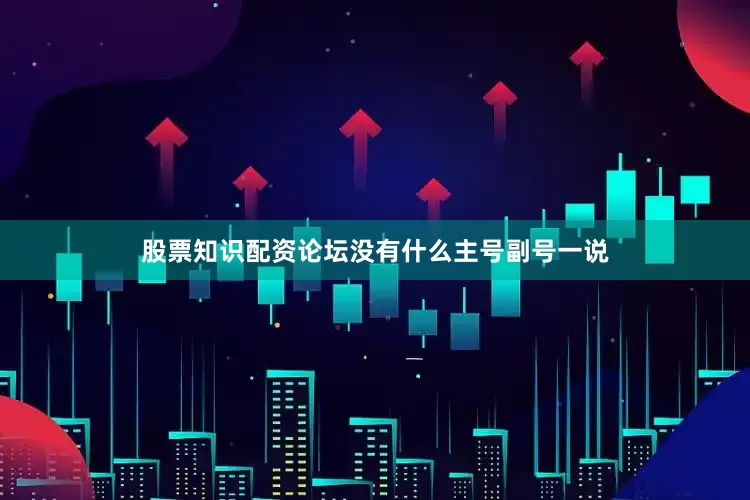 股票知识配资论坛没有什么主号副号一说